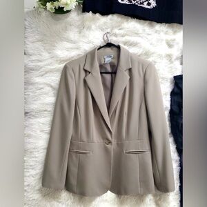 NWT EAST FIFTH Misses Size 10 Blazer Jacket Tan Women’s